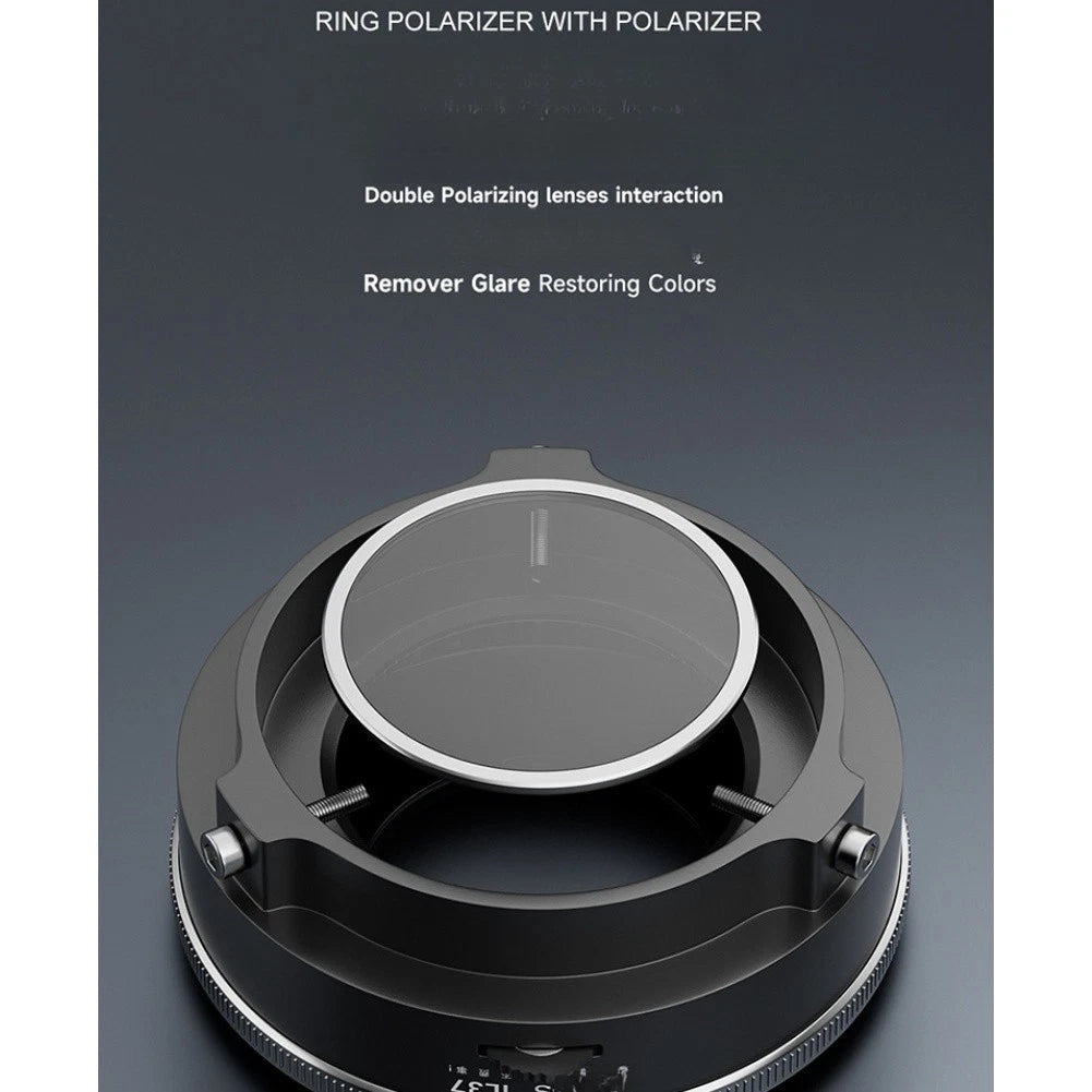 LED Ring Illuminator for iL37 (96) Silver 8.2cm