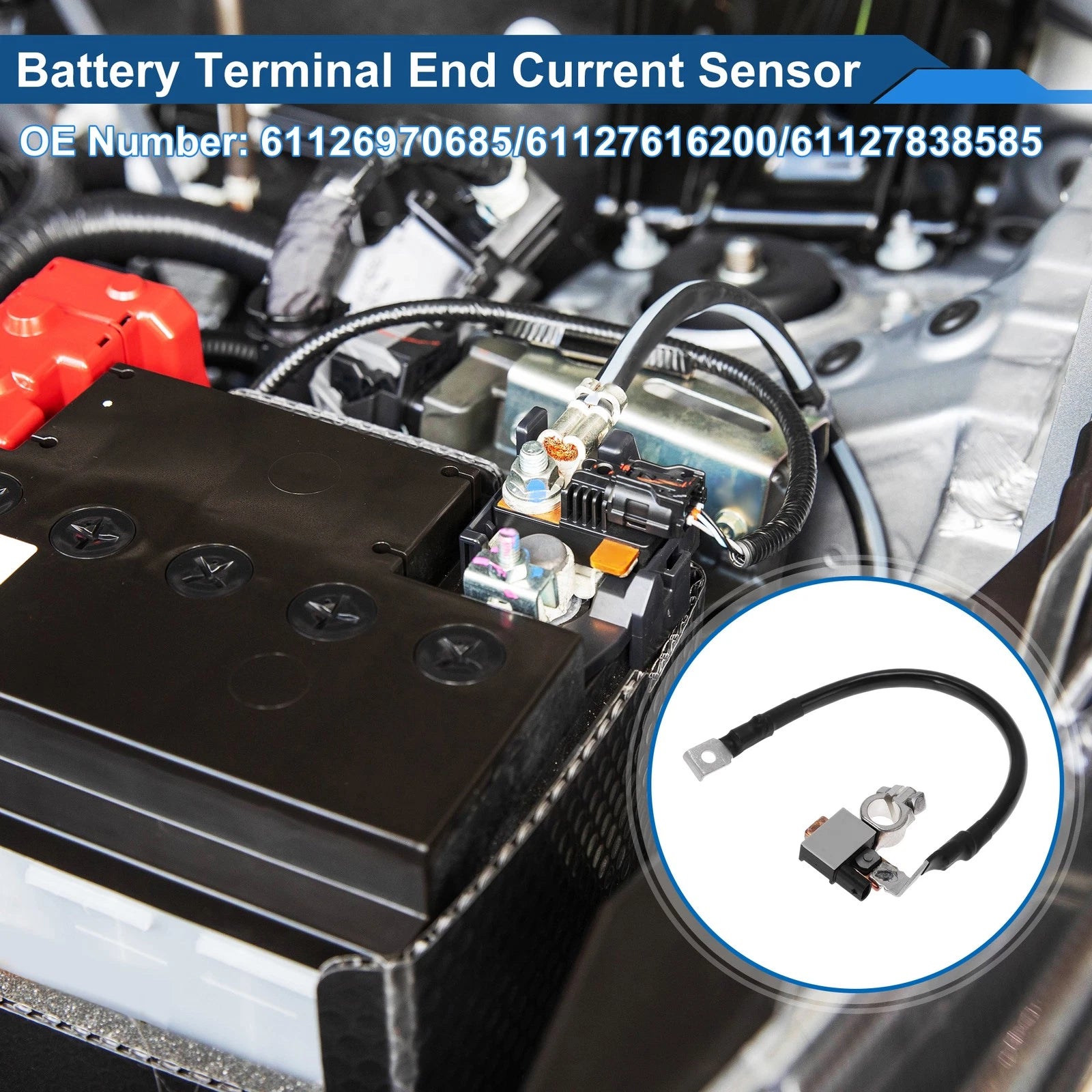 Battery Current Sensor for BMW 328i 2007–2013 OEM Replacement