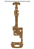 EVA Foam Teak Floor Pad for Chaparral Sunesta 233 (1999)