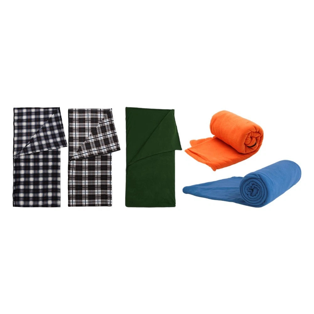 Portable Sleeping Bag Sack with Zipper for Camping Tent Use