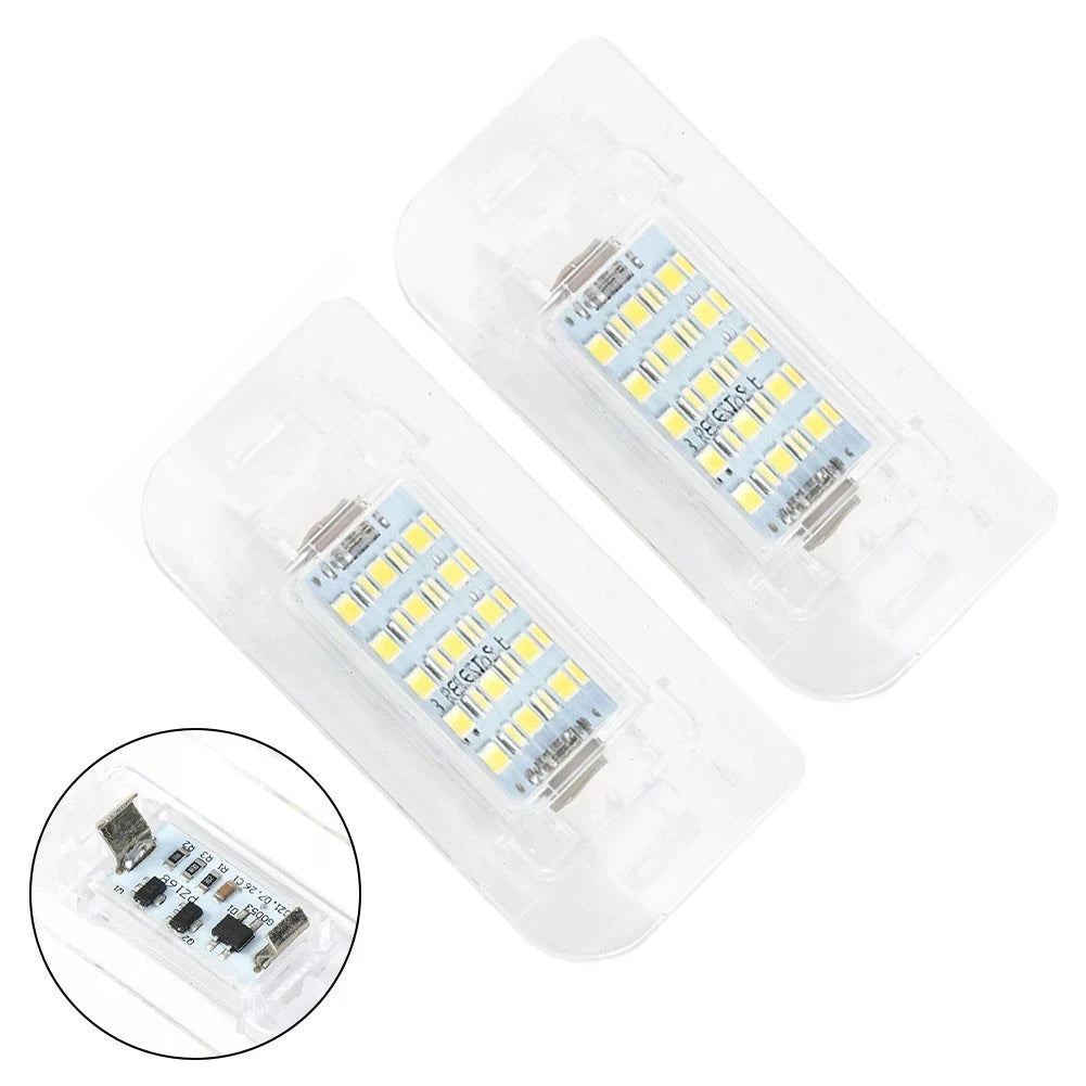 2X White LED Plate Light for Mercedes Benz B Class W246 W242