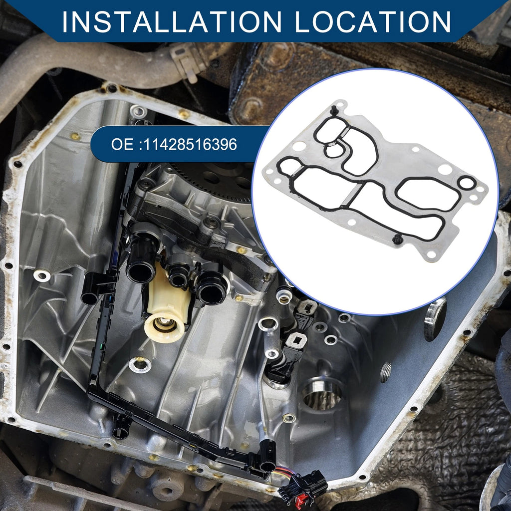Engine Oil Filter Housing Gasket Replacement for BMW 328d xDrive (2014–2018)