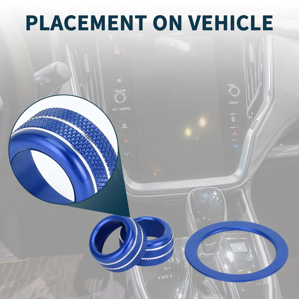 Engine Start Button Knob Cover Ring Replacement for Subaru WRX (2022–2023)