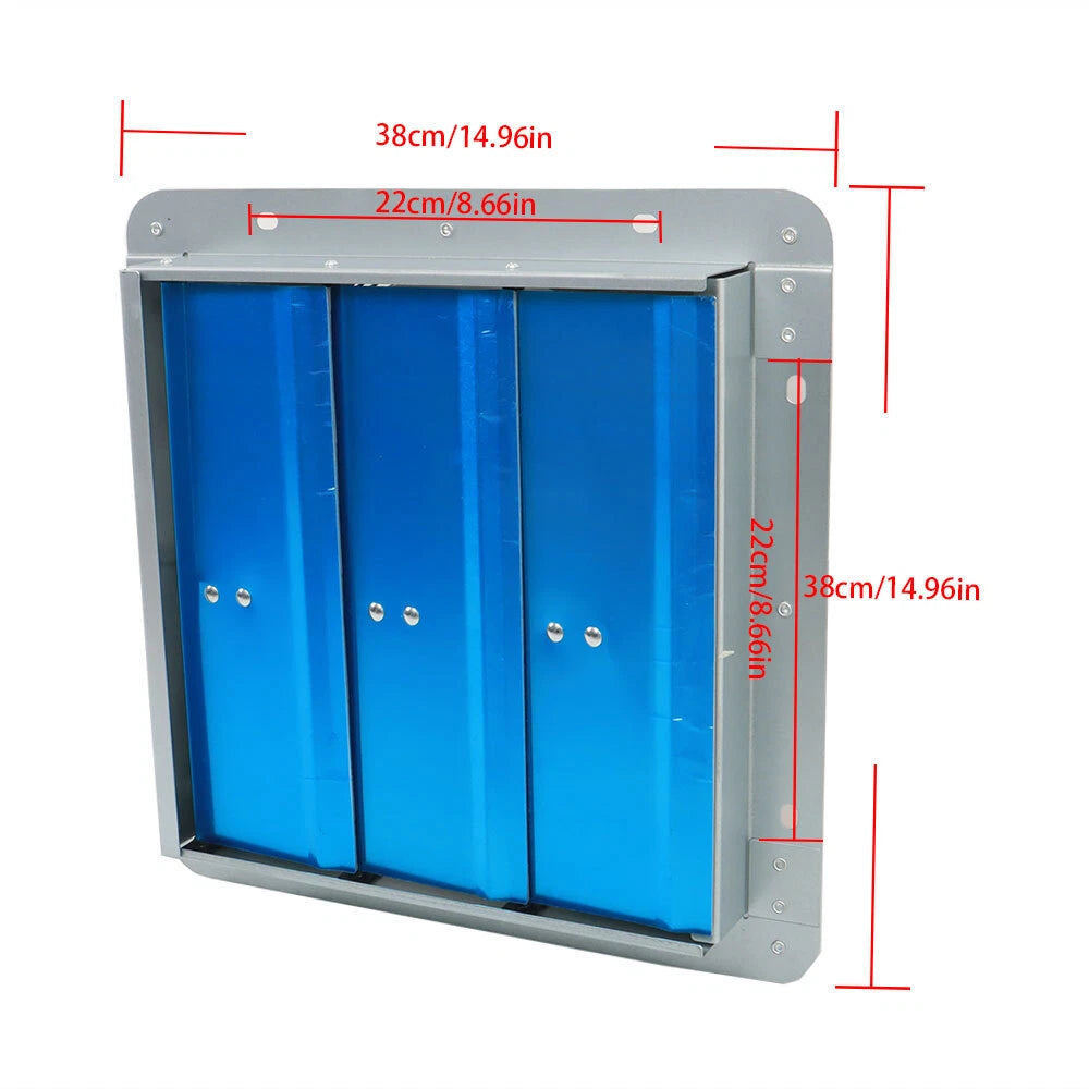 12" Wall Mounted Shutter Exhaust Fan for (1620RPM)