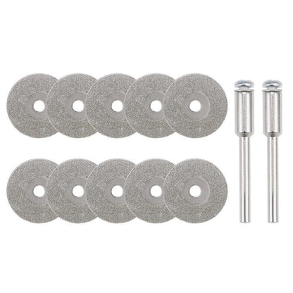 12Pcs Cutting Disc Set for Rotary Tool - Glass, Tile, Metal