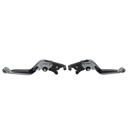 Folding Extendable Brake Clutch Levers for Honda CB599 CB600 (1998–2006) Gray
