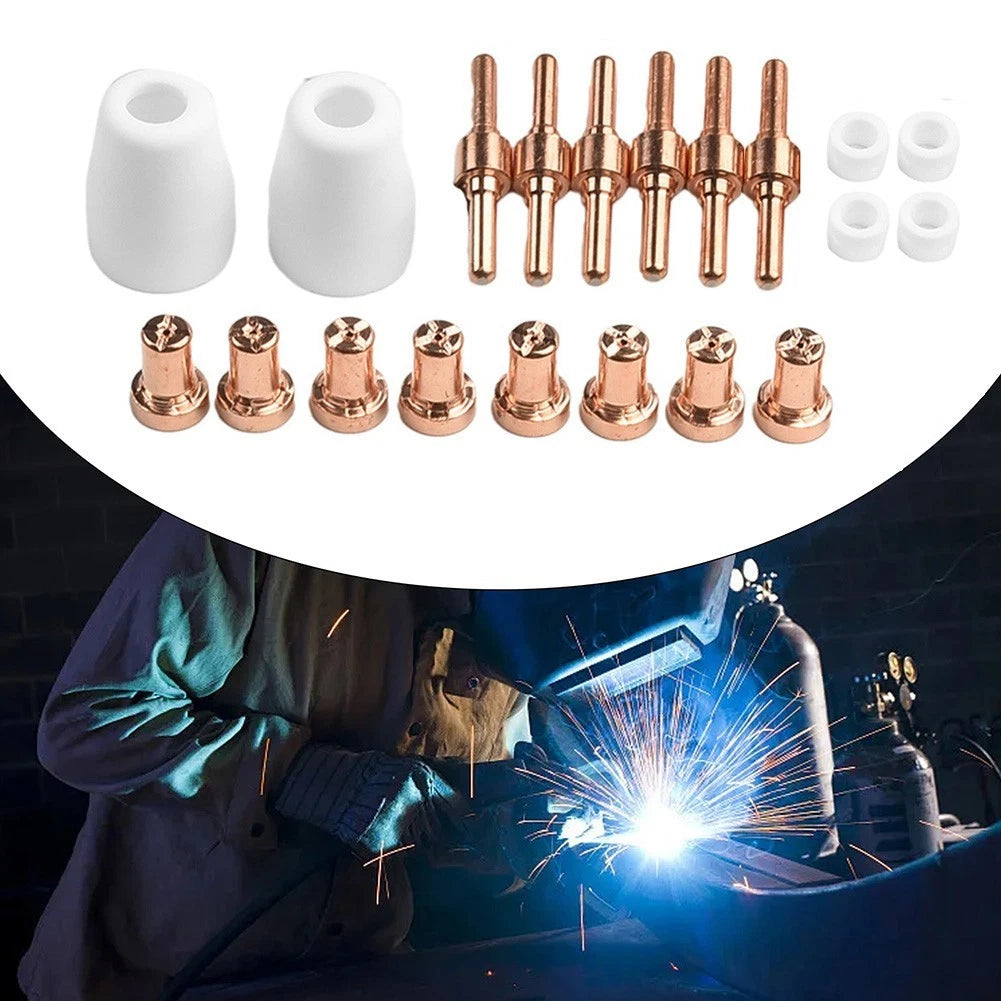 20PCS Plasma Cutting Nozzle and Electrode Kit for CUT40 Machine