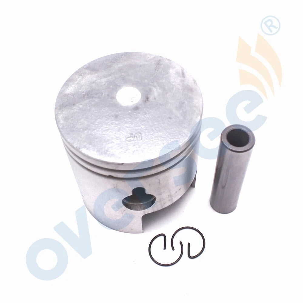 2Pcs Piston STD 350-00001 & Ring Set 350-00011 for Tohatsu Outboard (9.9-18HP)