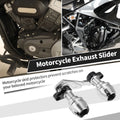 Frame Slider Anti-Crash Protector for Motorcycles 175mm Silver Tone