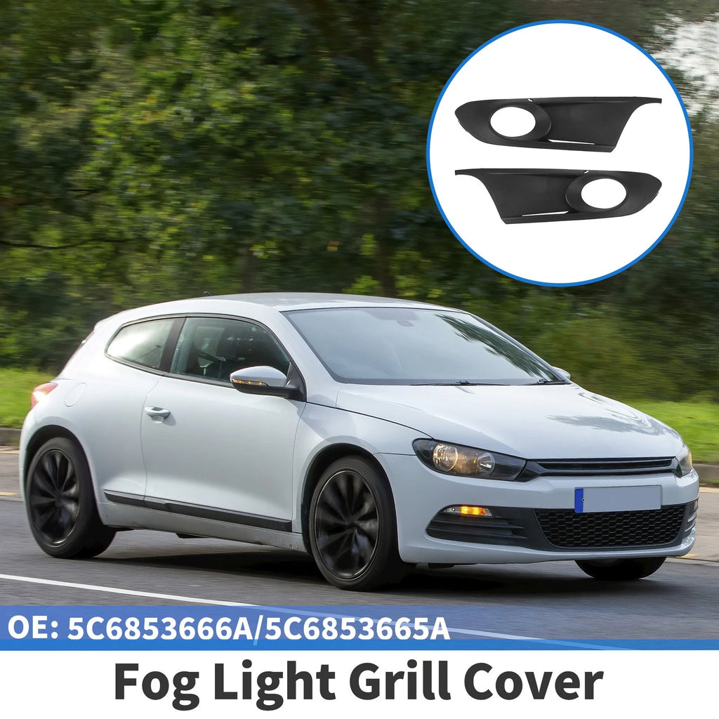 Front Fog Light Grille Pair Replacement for Volkswagen Jetta (2011–2018)