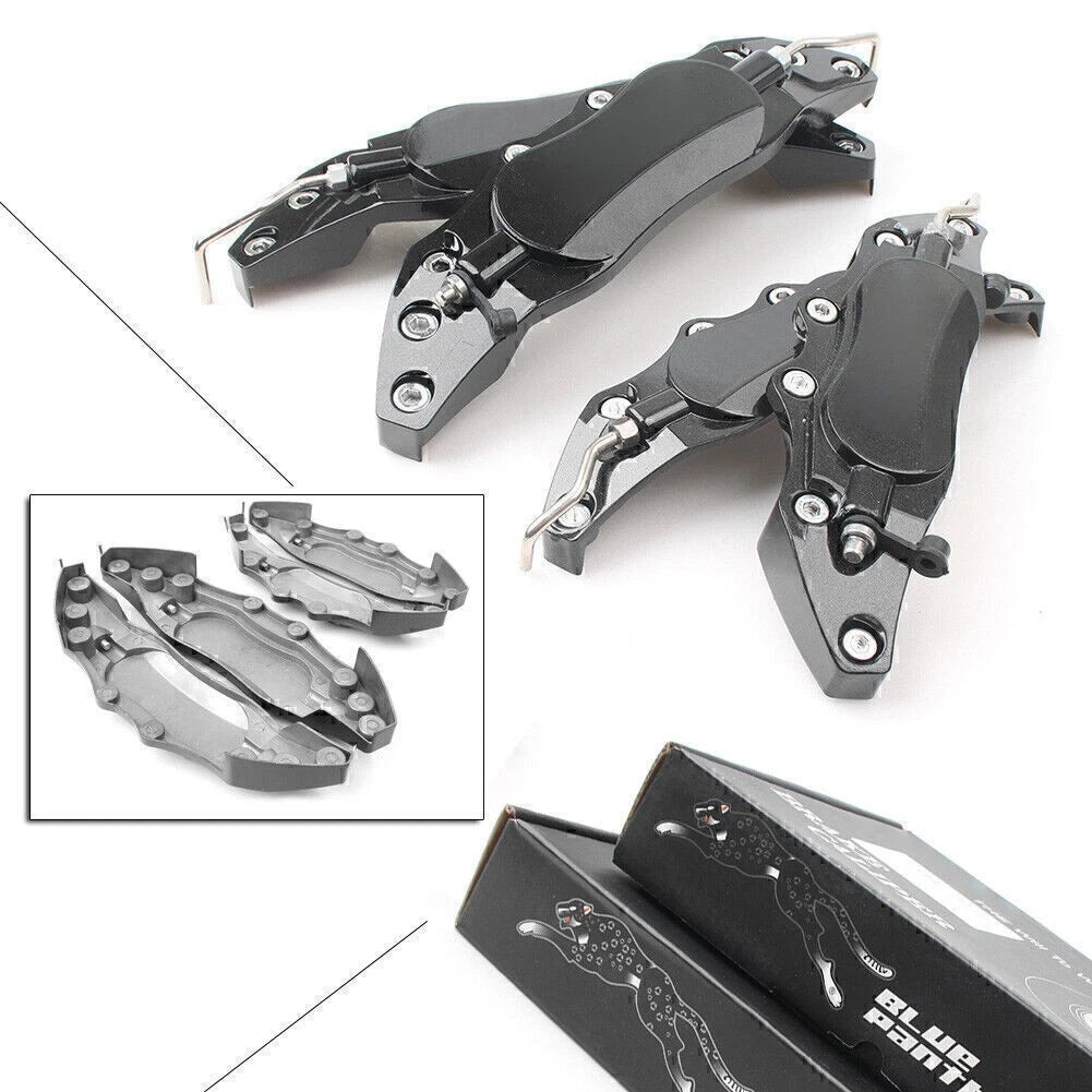 Brake Disc Caliper Covers for Universal Fit (14"-17" Wheels) - Black