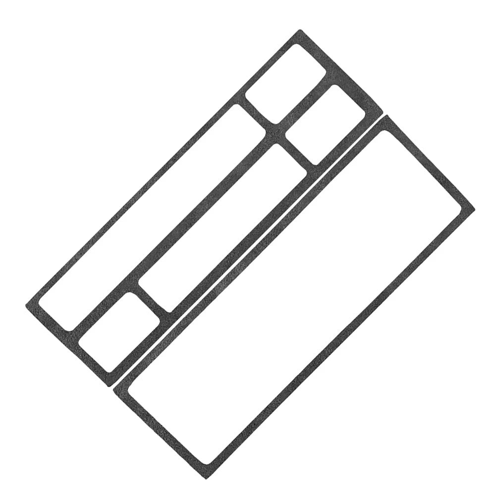 2X Black Console Radio CD Panel Trim for BMW 3 Series E36 (1991–1999)