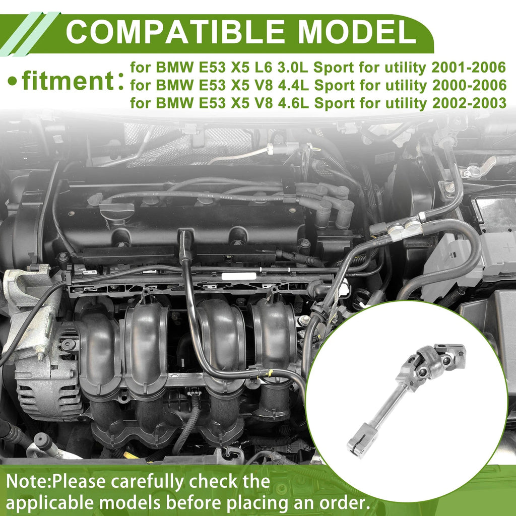 Steering Column Shaft Replacement for BMW E53 X5 (2001–2006) Metal