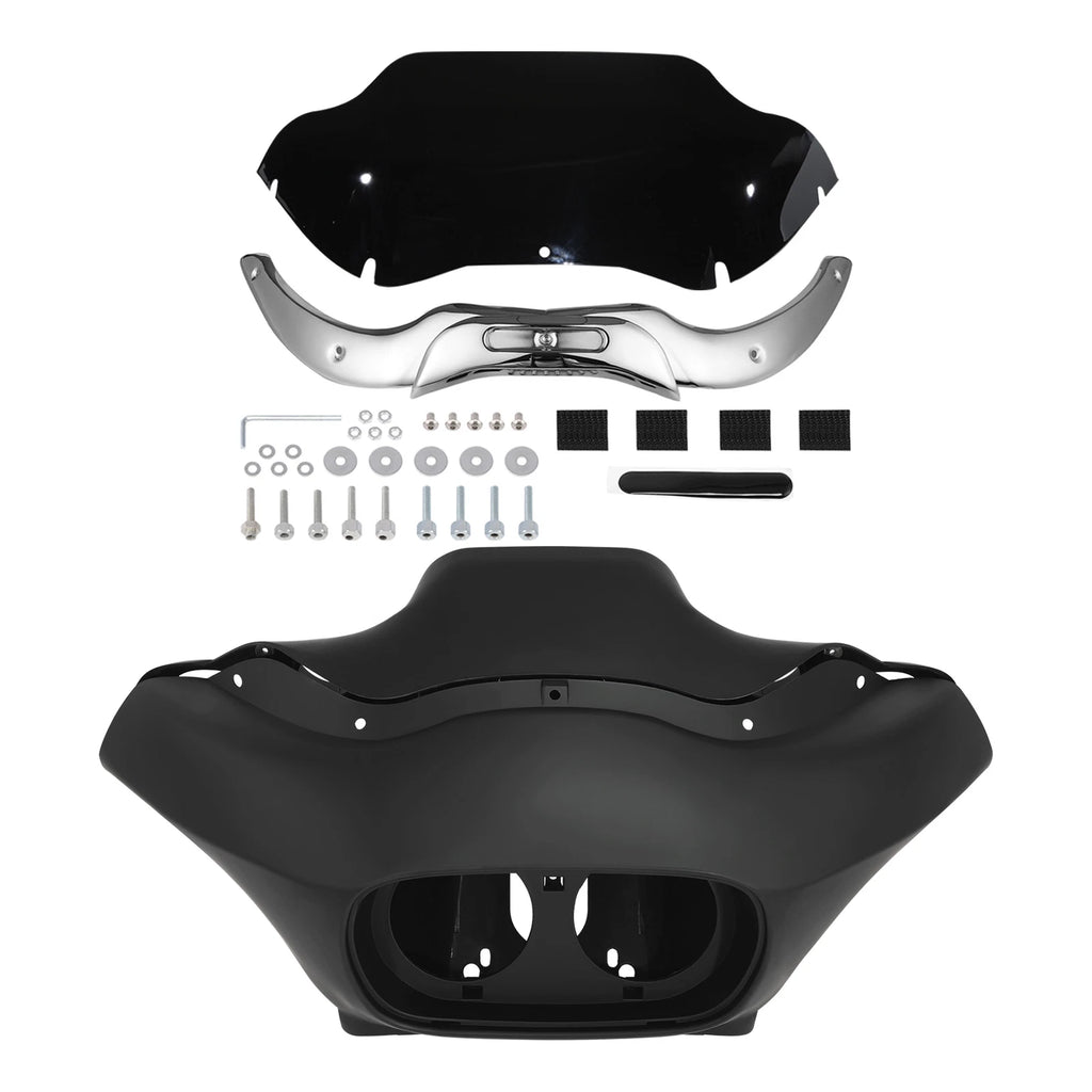 Inner & Outer Fairing Windshield & Trim for Harley Road Glide (2004–2013)