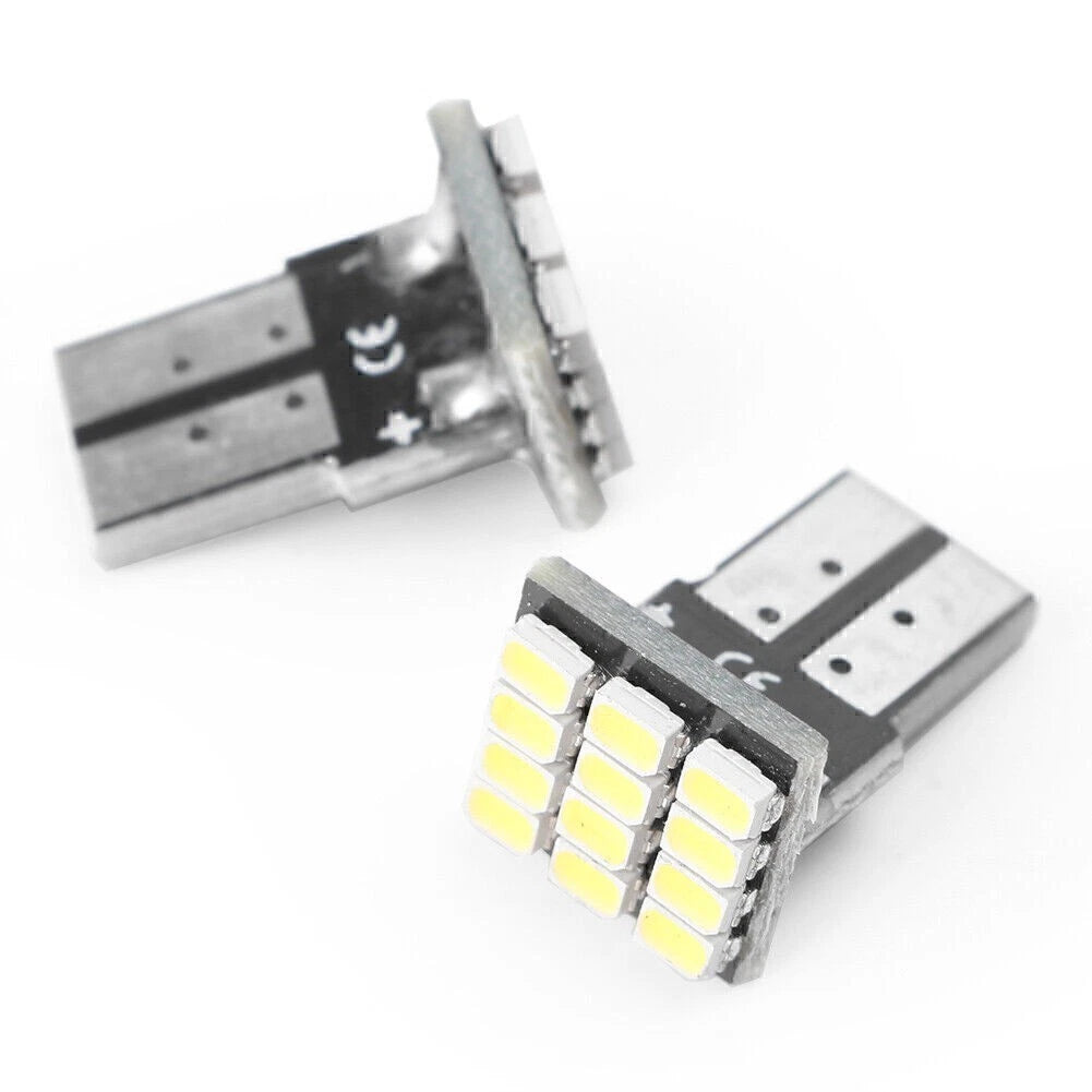 10x T10 1206 12 SMD LED Bulbs for Car Map Reading Light