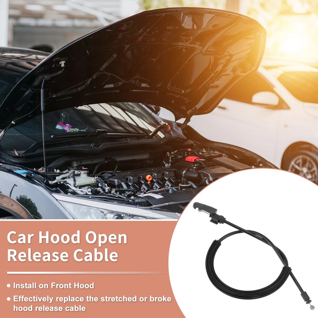 Hood Latch Release Cable Replacement Front for Volkswagen Jetta (2011–2017)