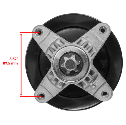 Deck Spindle with Pulley for MTD Huskee MasterCut Gold 42 In Yard Machines (2000–2005)