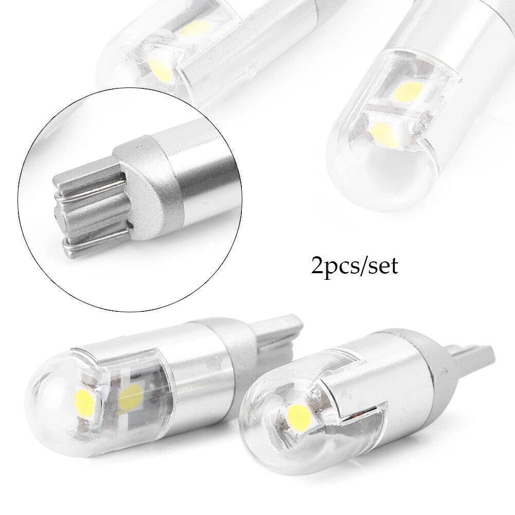 2x Car LED Reading Light License Plate light T10 3030 3SMD 9W White Universal