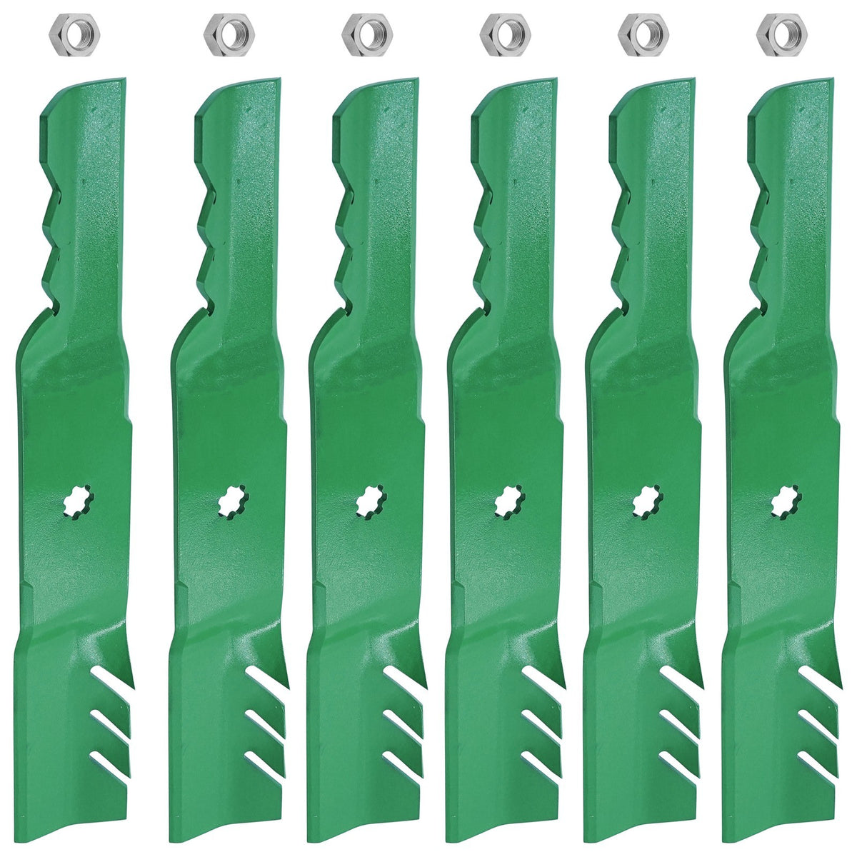 54 Inch Deck Blade with Nut for John Deere GX21694 GX21380 (2018–2025)