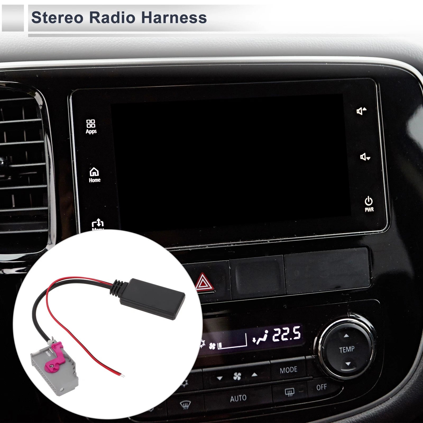 Bluetooth AUX Radio Harness Adapter Music Cable for Audi A3 (2012–2019)