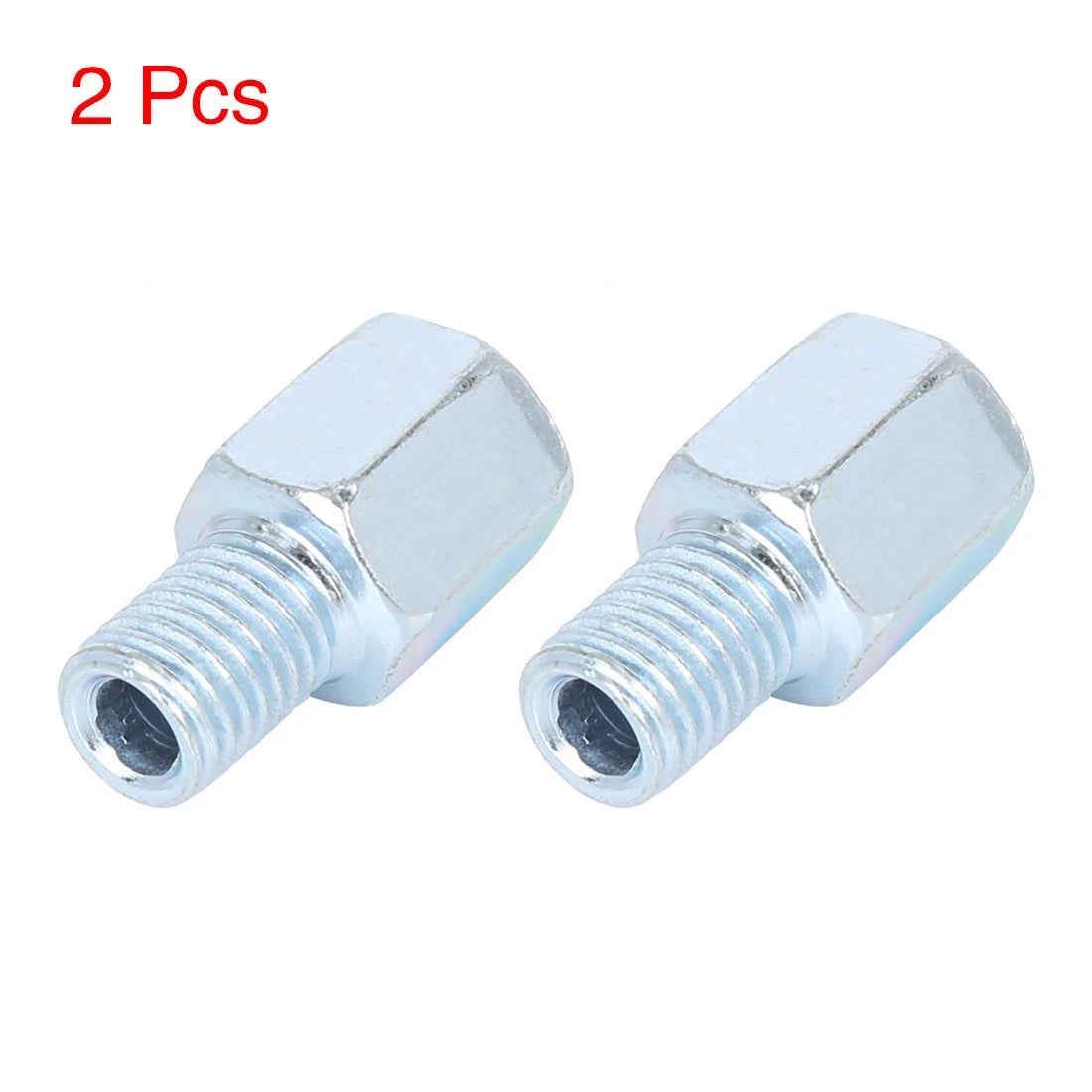 2pcs 10mm Left to Right Rearview Mirror Adapter for Motorcycle Bike