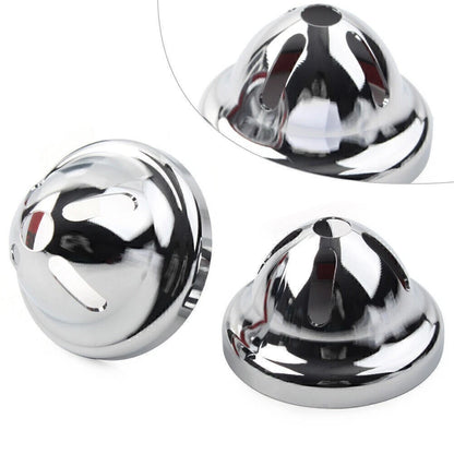 Pair Silver Turn Signal Light Covers for T100 (2002–2014) Scrambler 900 (2006–2014)