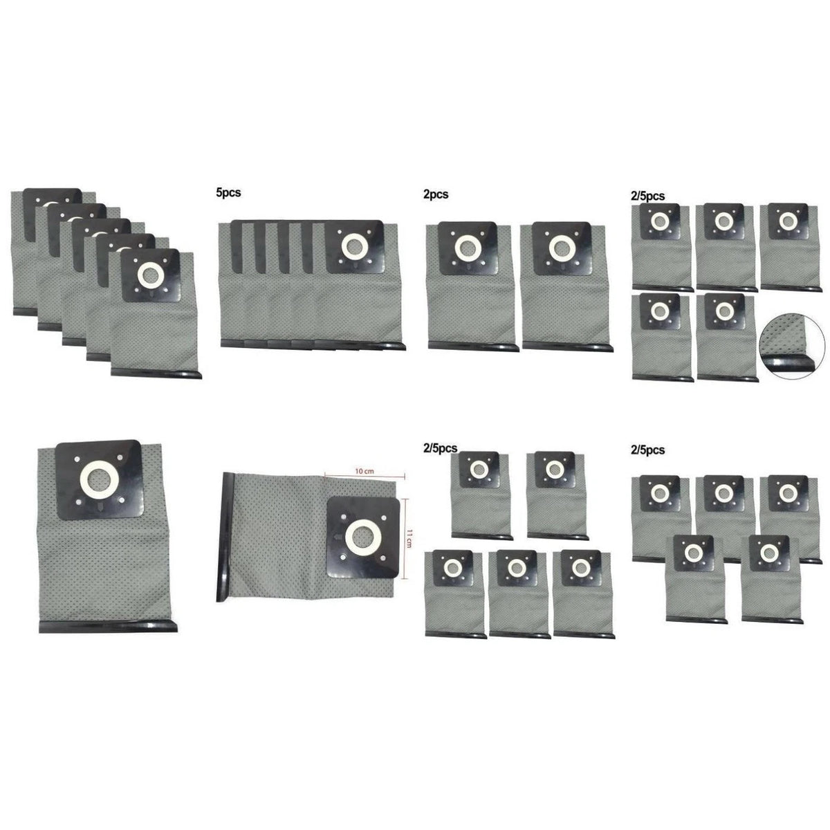 Set of 5 Dust Bags for Hoover Cleaners
