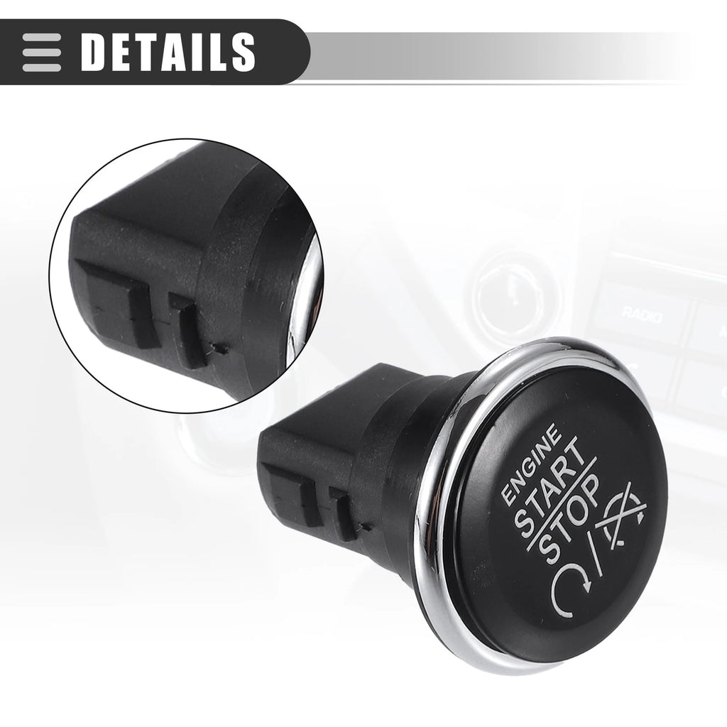 Engine Start Stop Button Switch for Dodge Challenger (2008–2014) No.1FU931X9AC