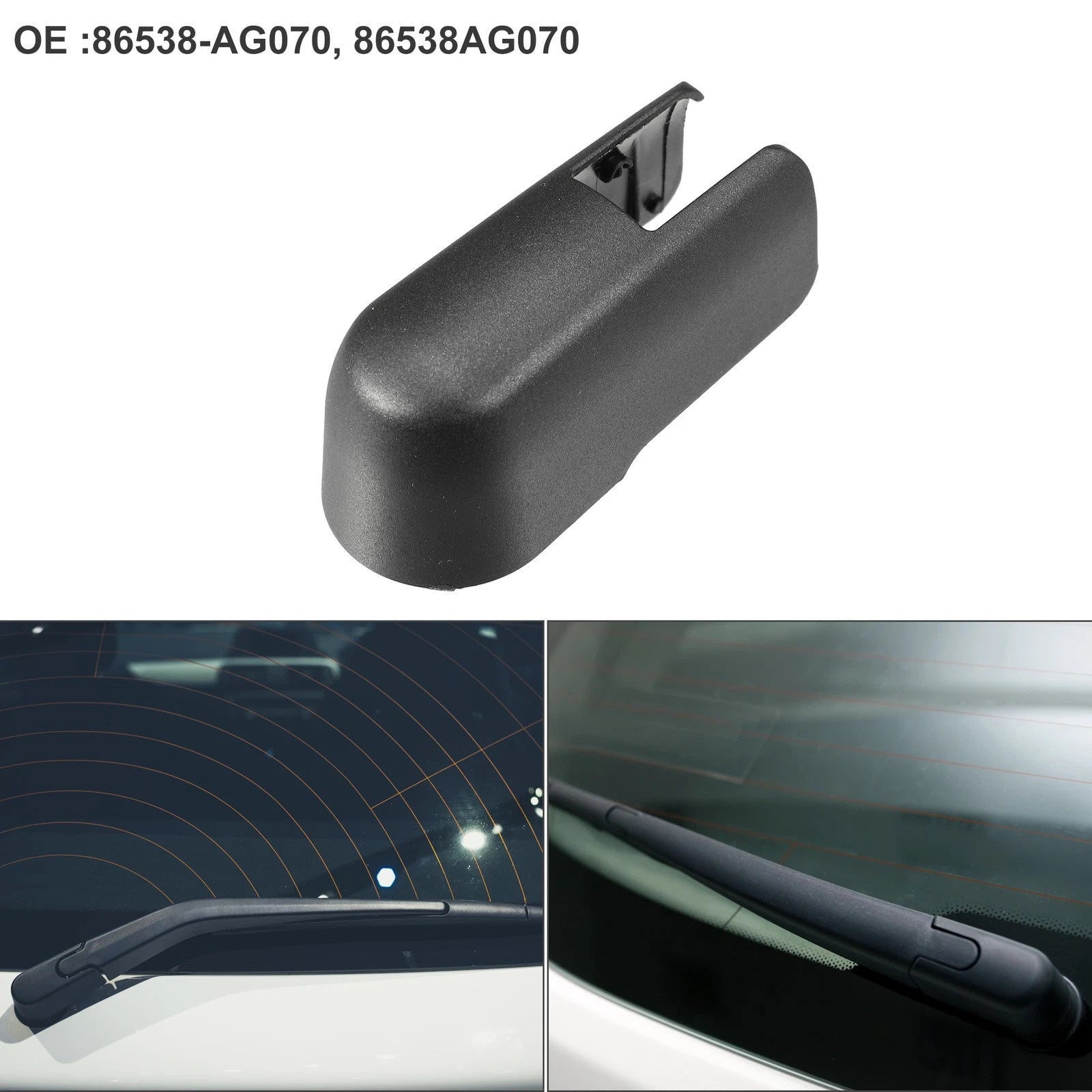 Rear Windshield Wiper Arm Cover Cap Replacement for Subaru Crosstrek (2016–2023)