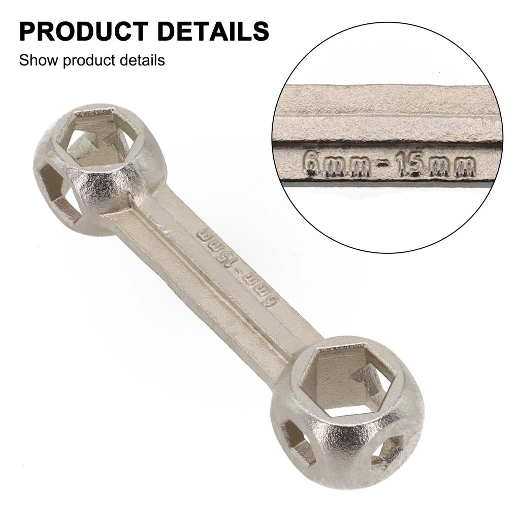 Hex Wrench Set for Bicycle Maintenance (6-15mm)