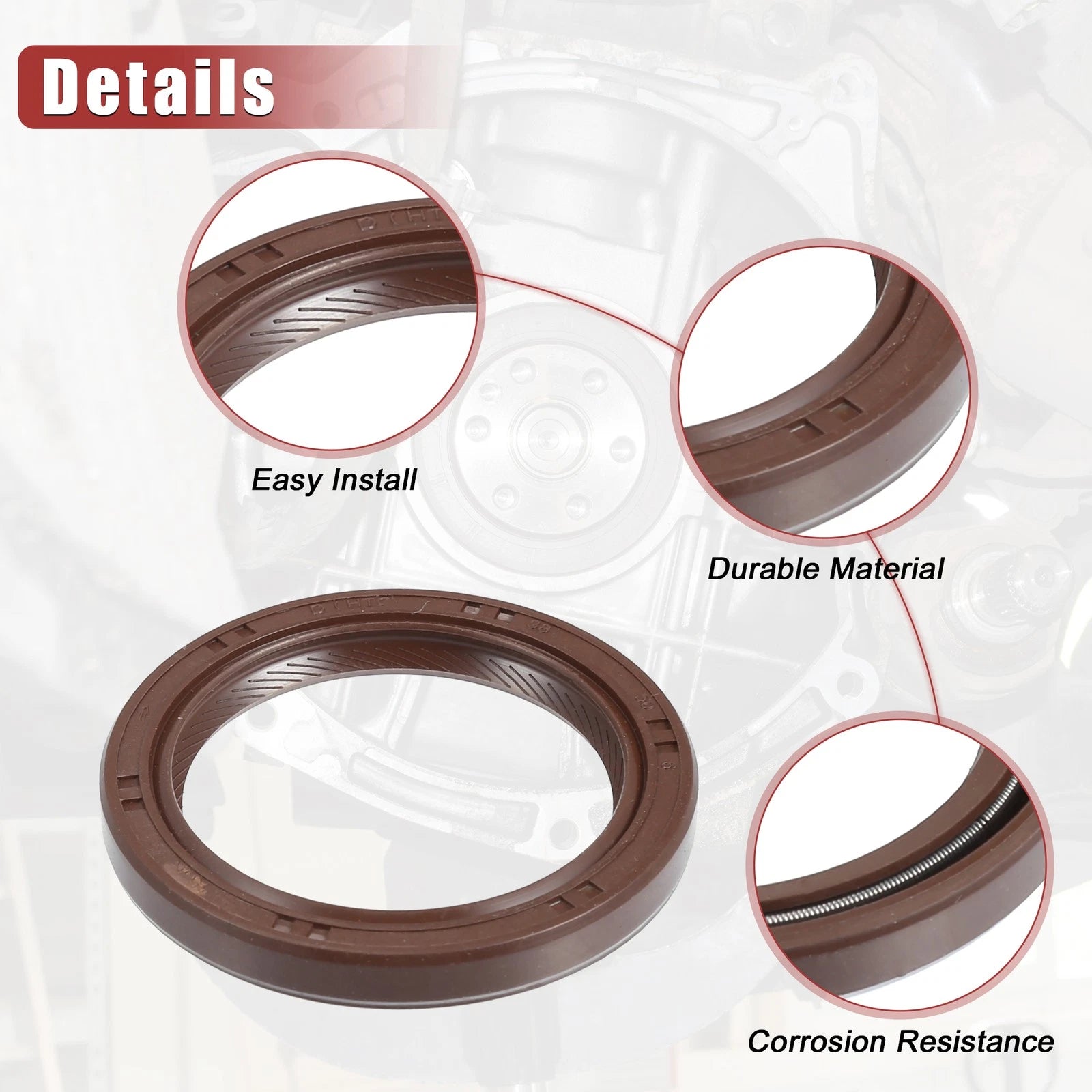 Crankshaft Seal OEM Replacement for Toyota Corolla Scion 1998–2008