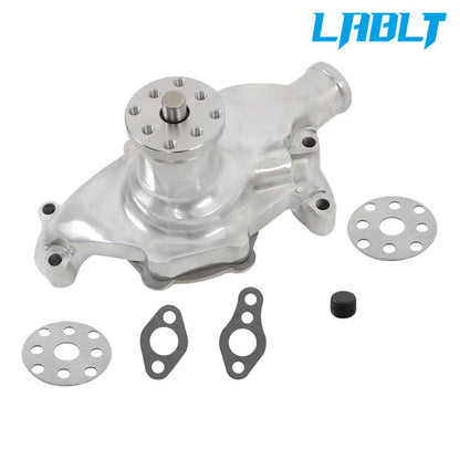 High Volume Water Pump for Chevy SBC 283 327 350 (Polished Aluminum)