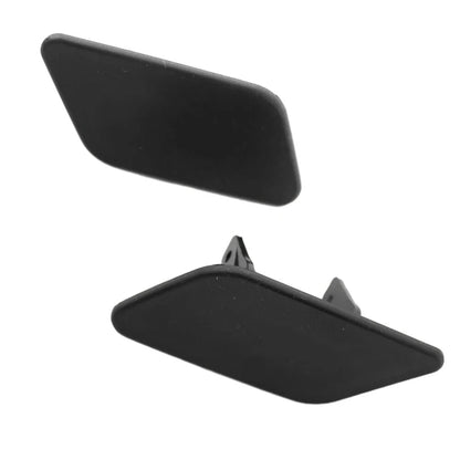 2Pcs Headlight Washer Nozzle Cover Cap Black for BMW X3 (2011–2014)