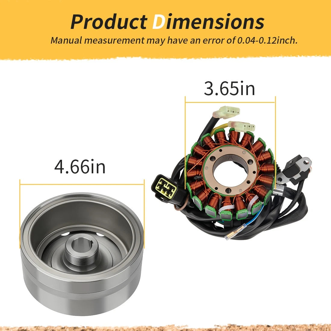 Flywheel Rotor Stator w/Gasket 3088055 for Polaris Predator 500 (2003–2004)