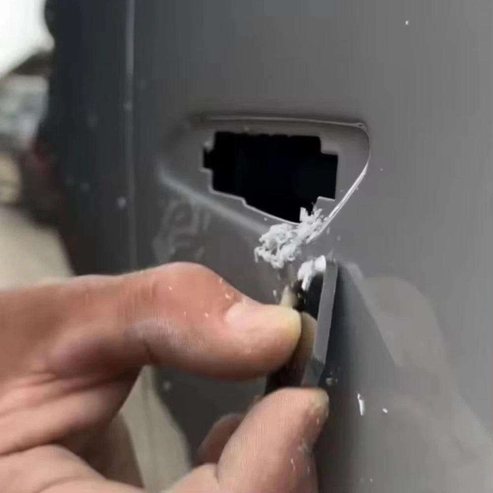 Single Tooth Car Paint Flow Scraper Tool for Paint Removal and Repair