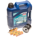 Oil Change Service Kit with NGK Plugs for Kawasaki STX12F/STX15F (2003–2010)