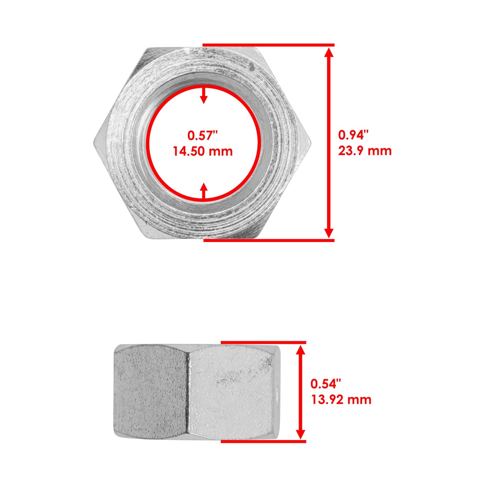 Deck Blade with Nut for John Deere L100 L105 L107 LA105 (2000–2010)