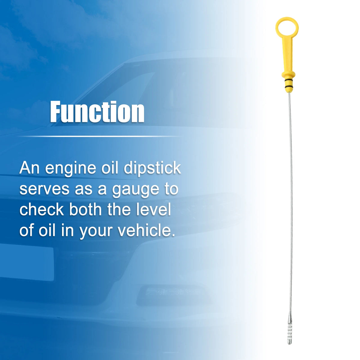 Engine Oil Fluid Level Dipstick for Opel Vauxhall (No. 9158506)