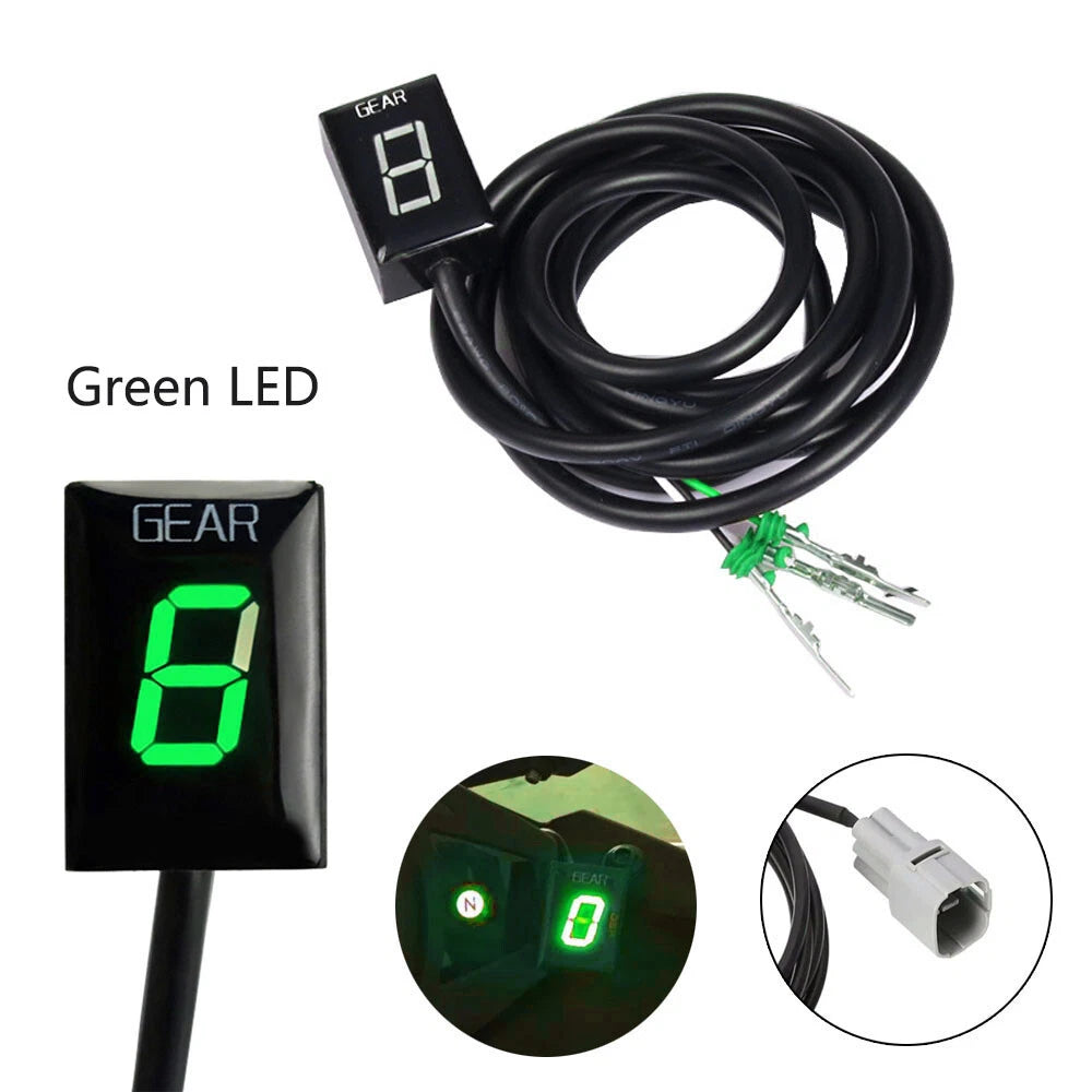 Green LED Speed Gear Display Indicator for Suzuki SV650 DL650 DL1000 (2003–2023)