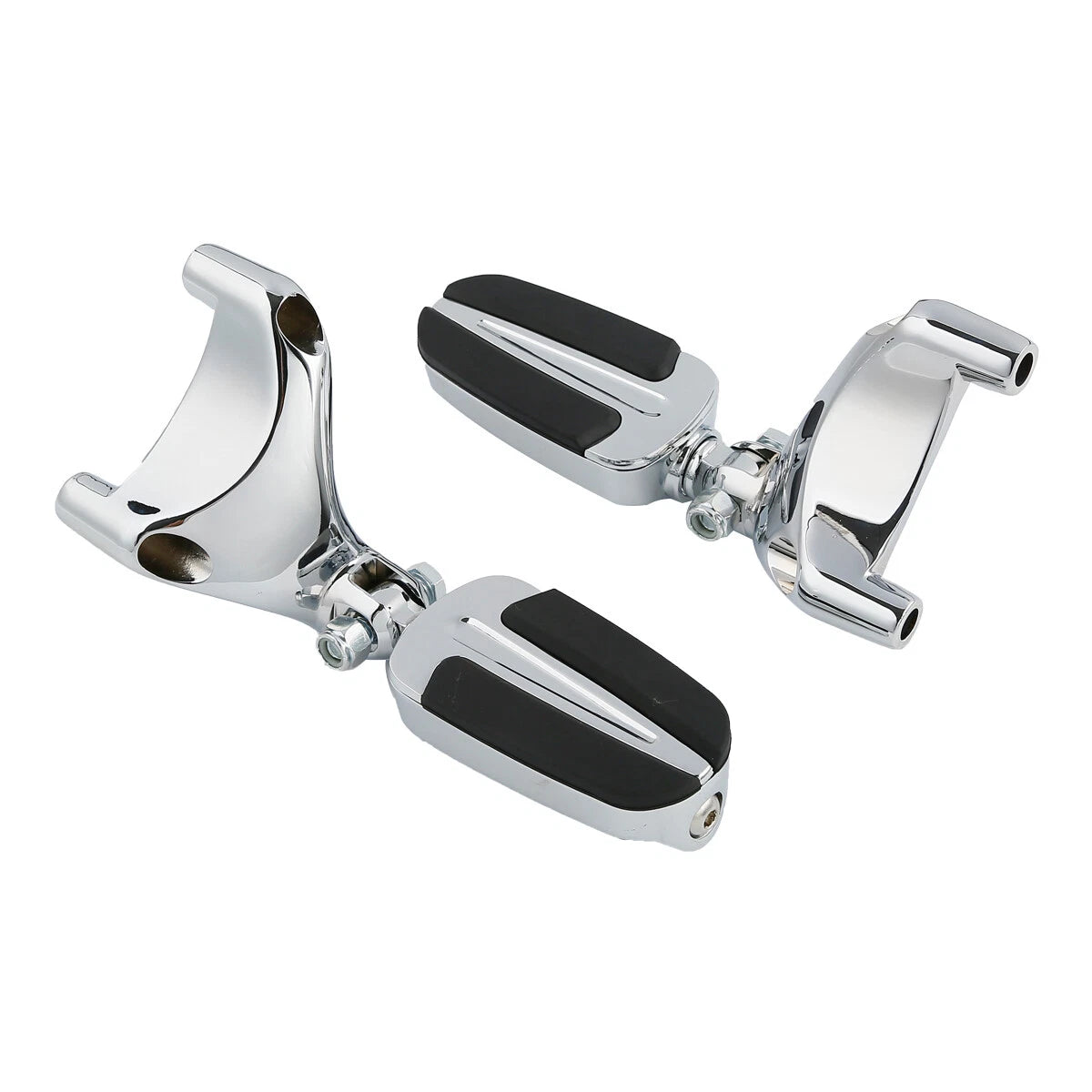 Chrome Passenger Footpegs for Harley Sportster 1200 883 (2004–2013)