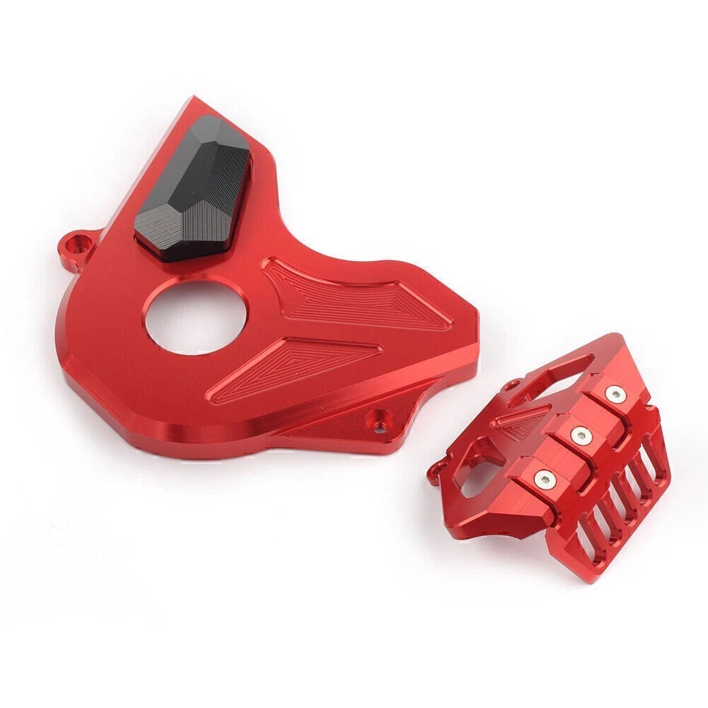 CNC Front Sprocket Chain Cover Guard for Honda CB650F (2014–2019) Red