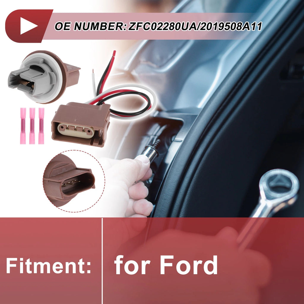 Front Turn Signal Light Socket Wiring for Ford (No.ZFC02280UA)