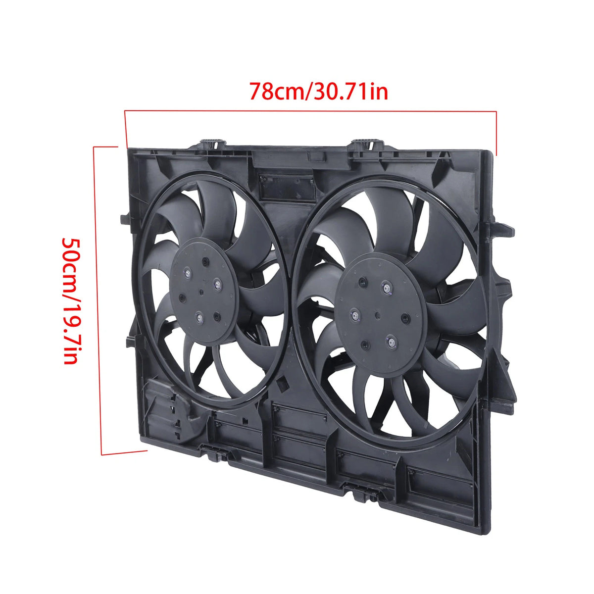 Radiator Cooling Fan Assembly for Porsche Macan (2015–2022) 95B121003