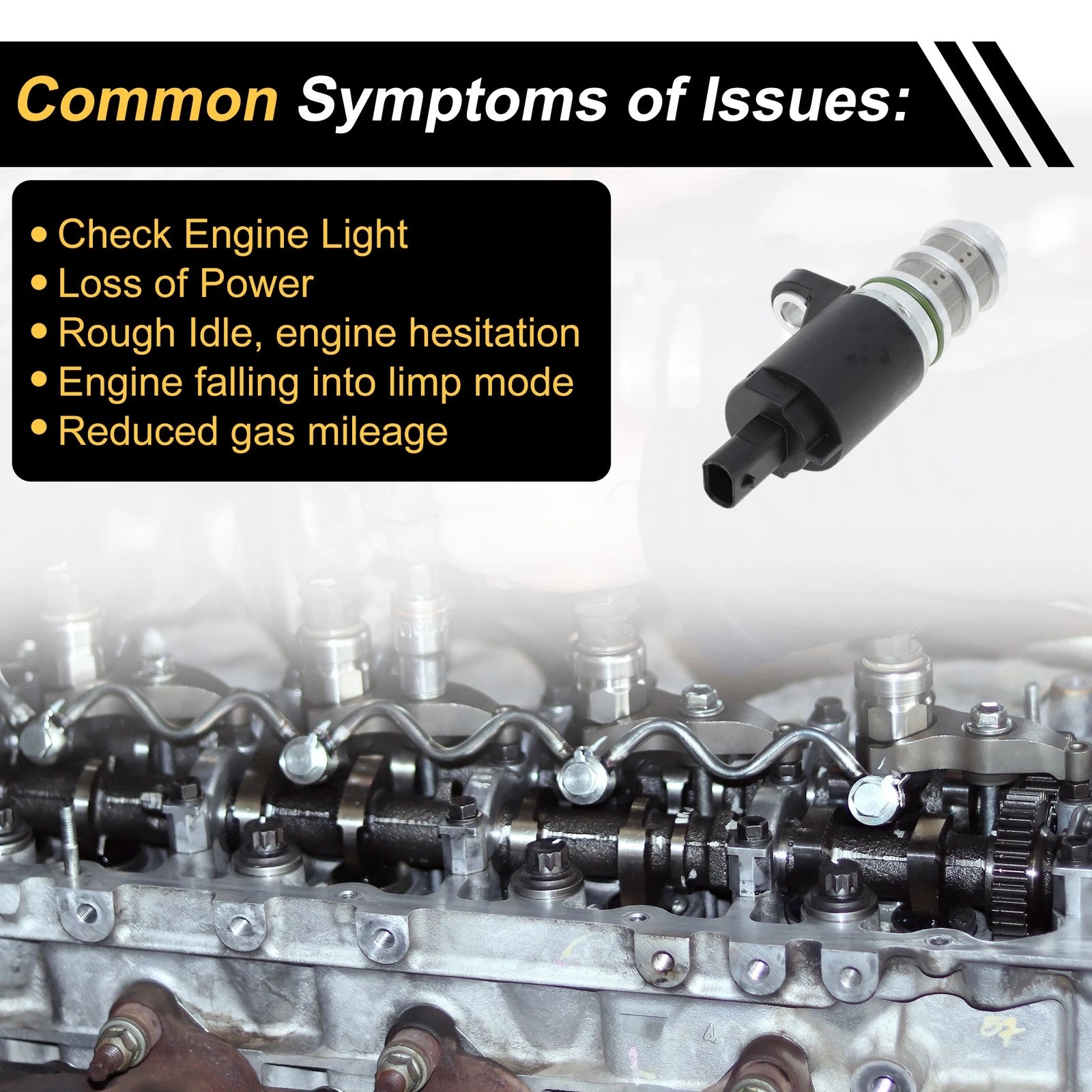 Engine Variable Valve Timing VVT Solenoid Replacement for BMW 320i (2013–2018)