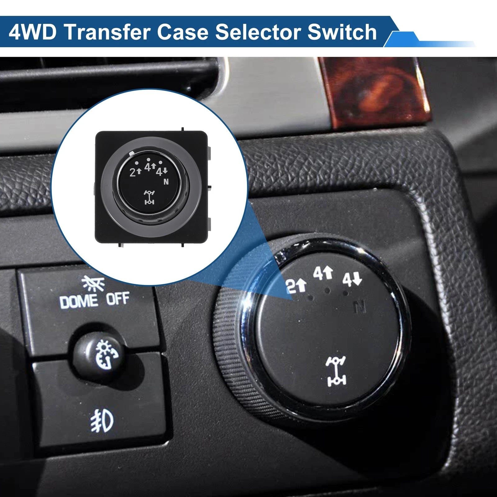 4x4 Wheel Drive Switch Replacement for Chevrolet Silverado 2500 HD (2015–2019)