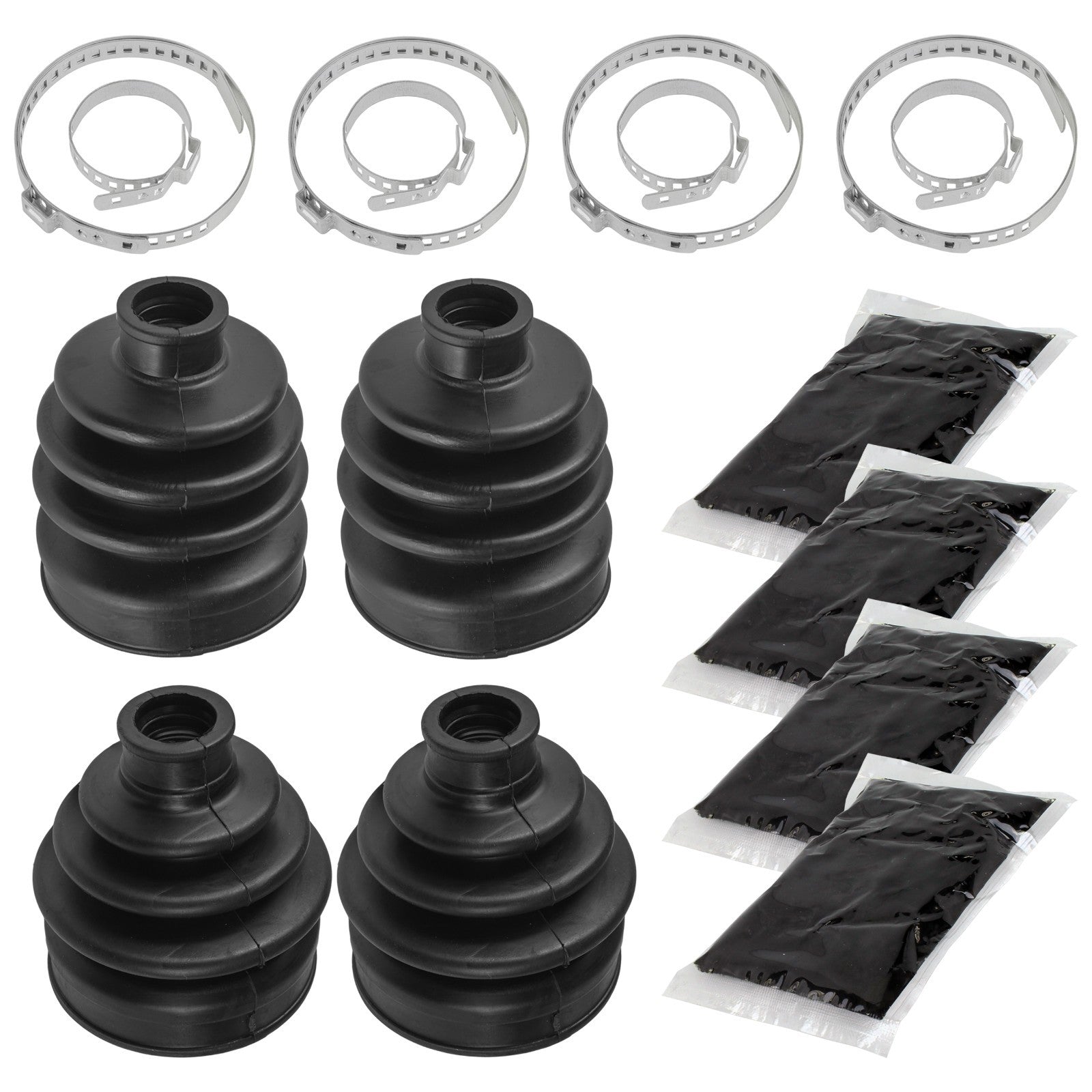 Front Axle CV Boot Kit for Kawasaki Mule 4010 KAF620N 4X4 (2009–2009)