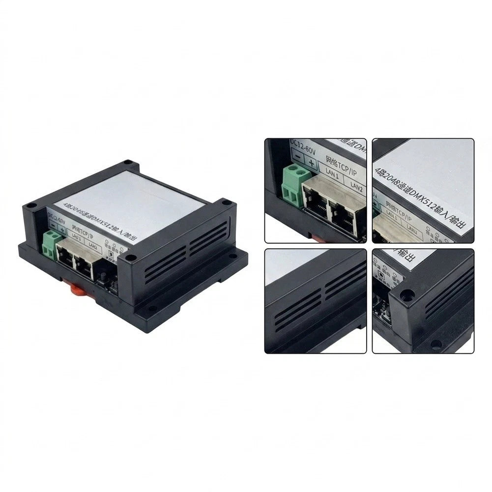 Portable Network Extender for DMX512 Lighting Control (4 Channel Support)