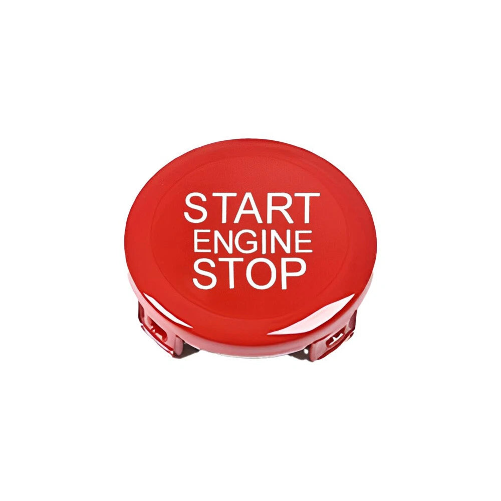 Red Engine Start Stop Button Cover Trim For Alfa Romeo Giulia Stelvio 2017-2022