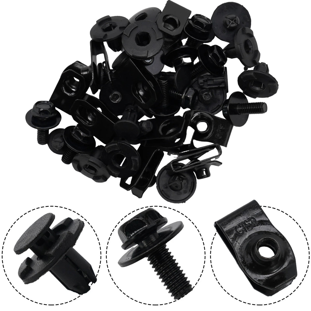 30pcs Clamps for Undertray Cover (Universal Fit)