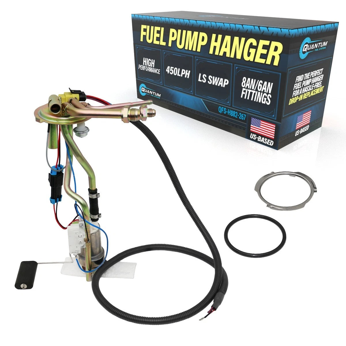 Fuel Pump Hanger + Send for Square Body Blazer (450LPH, LS/LT Swap, 8AN/6AN)